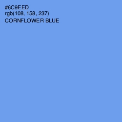 #6C9EED - Cornflower Blue Color Image